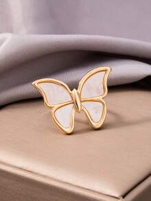1pc Fashionable Minimalist Insect Series Niche Creative Elegant Ring, Luxury Accessory For Teenagers - one-size - View 4