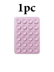 1pc Silicone Suction Cup Phone Case Stand, Phone Suction Cup, Octobuddy, Sticky Phone Grip, Sticky Phone Holder, Compatible With Smartphones - Multicolor - View 17