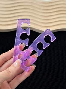 Reusable Silicone Finger Separator Nail Art Tool, Assist In Applying Nail Polish & Gel - Multicolor - View 5