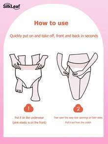 3/6/10/36片生理裤裤型卫生巾夜用卫生巾加长防漏夜用大号月经裤柔软亲肤干爽透气适用于女性经期产后月经裤生理内裤 - 白色月經褲1 - 查看 8