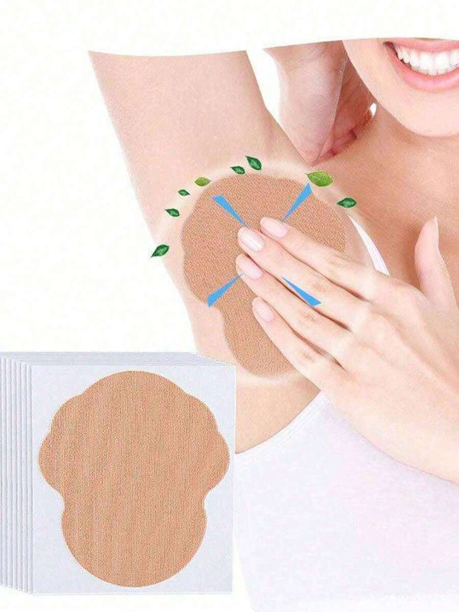 10/30pcs Disposable Underarm Sweat Pads, Unisex Lightweight Invisible Absorbent Odor Proof Elastic Sticke, Underarm Sweat Pads With Gourd Shape, Dress Sweatproof Pads, Antiperspirant & Deodorizing Patches Body Care For Travel,Sport,Outdoor,Summer,Stickers, Back To School SuppliesBack To School
