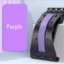 1pc Relaxing Lumbar Back Stretcher, Multi-Layered Back Biscuit, Upper And Lower Back Stretching And Relaxing Lumbar Device Lumbar Support Spine Board With 3 Adjustable Settings For Chair And Car With Massager, Lumbar Soother Home Back Corrector Lumbar Stretcher Lumbar Massager Mat Yoga Fitness Mat - Multicolor - View 9