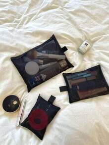 Transparent PVC Tote Bag, Waterproof Large Beach Bag, Clear Handbag, Makeup Bag, Shopping Bag, Jelly Bag, Gift Bag, Shoulder Bag, Party Bag, Wedding Birthday Party Gift Bag, Craft Tote Bag, Party Gift, Birthday Decor, Party Gift Decor, Wedding Decor, Party Supplies, Fashion Waterproof Bag Make Up Bag Makeup Pouch Cosmetic Bag Toiletry Bag Wash Bag Travel Essential Cruise Essential Vacation Essentials For Men Women Travel Containers Holiday Essential Gifts For Women - Multicolor - View 10