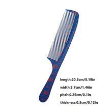 6 件套理发梳，沙龙专业理发梳，带凹槽的理发顺发梳，返校、旅行度假必备品，女士发饰 - 彩色 - 查看 6
