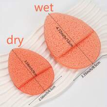 8/4/1 Deep Cleansing And Exfoliating Facial Sponge, Random Color And Shape, Reusable, Removes Blackheads And Deep-Seated Dirt That Can Cause Acne, Suitable For Beauty And Skincare