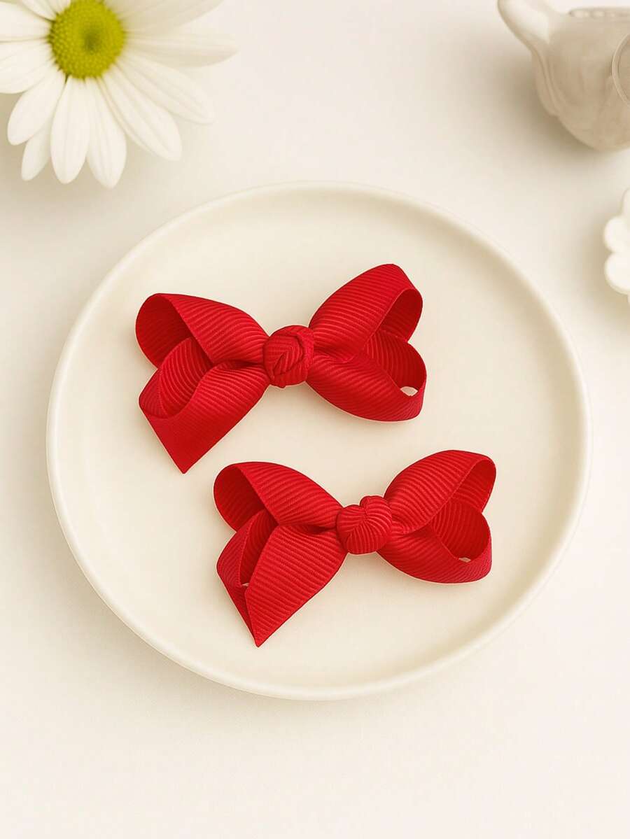 Kids Hair Accessories - 紅色 - 查看 1