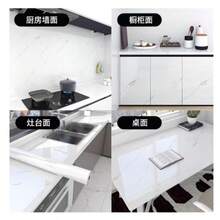 Kitchen Countertop Marble Anti-Oil Stain Stickers, High-Temperature Resistant Wall Stickers For Stoves, Self-Adhesive Renovation, Moisture-Proof Self-Adhesive Film - White - View 9