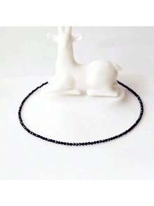 2025 New Black Crystal Beaded Necklace, Women's Bohemian Choker