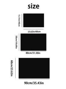 1 片蝴蝶门垫吸水防滑可机洗适用于室内外门口浴室厨房由聚酯纤维制成宠物友好