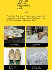 1 Pack/2 Packs/3 Packs Of Shoeshine Wipes, 80 Pumps, Small White Shoes, No-Wash, Stain Removal, Sports Cleaning Wipes - Multicolor - View 5