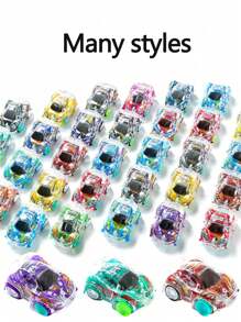 5 件/10 件/20 件/50 件迷你回力汽车玩具套装、玩具回力赛车、散装派对礼品宝盒、生日礼物、圣诞礼物、万圣节礼物（配件和玩具颜色随机发送，手工测量可能有轻微误差）、户外玩具、骑乘玩具、礼品袋填充玩具