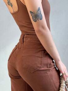 WIDE LEG BROWN - Óxido marrón - Ver 3