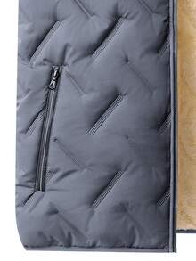 男士冬季加厚立领背心外套、男士羊羔绒背心、无袖立领外套、男士抓绒背心、男士保暖背心