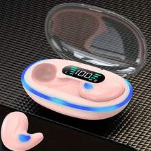 New Senyang True Wireless In-Ear Comfortable Sleeping Headset Music Earbuds Video TWS HIFI Dolby Bass ACC Stereo HD Calling Earphones Adapted For Android Compatible With Iphone Cellphone Gaming Earpieces Couples Smart Headphones - Nhiều màu - Xem 8