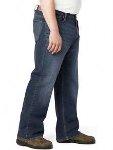 Men's Loose Fit Jeans - Midnight Cavern - View 2