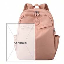 Women Functional Backpacks - 桃粉色 - 查看 9