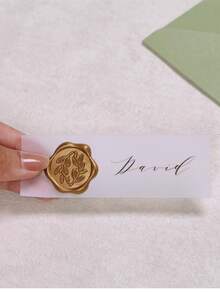 20/30/50/100 Pcs Wax Seal Stickers, Wedding Invitation Envelope Seal Stickers, Self Adhesive Envelope Seals, Perfect For Wedding, Invitation, Envelopes, Gift Wrapping, Christmas - Bronze - View 6