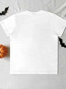 Customized Boys T-Shirt, Personalized Heart Design, Family Photo Printing, Interesting Graphics, Holiday Gift