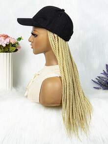 Synthetic Braided Wig - Comes With Baseball Cap - Perfect Braid Baseball Cap Style For Women - Gold - View 5