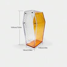 Contenitore per alimentazione di insetti trasparente e ventilato - grande terrario in acrilico traspirante adatto per tarante, mantidi, scorpioni, formiche, lumache - struttura magnetica facile da installare, trasparente per l'osservazione, ottimo per allevare e accudire animali da compagnia come rettili