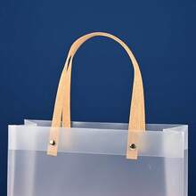 30/20/10个装透明PVC礼品袋，生日派对礼品包装手提袋，纪念品包装袋 - 無色 - 查看 6