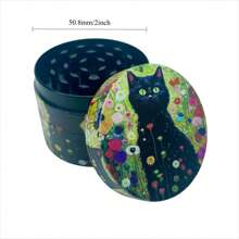 Oil Painting Duck And Chicken With Cigarette Metal Grinder-50mm