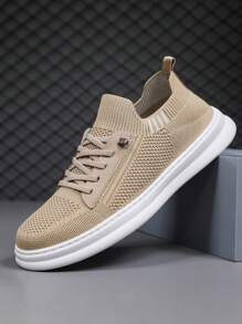 2025 Spring/Summer New Fashion Breathable Non-Odor Men's Casual Mesh Shoes, Soft Soles, Slip-On, Comfortable