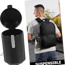 1pc Portable Metal Can Shaped Ashtray With Flip Lid And Keychain, Suitable For Outdoor, Home, Car Use, Ashtray Gift - Multicolor - View 4