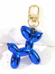 1 件粉色气球狗形钥匙扣、可爱背包、手提包、钱包、耳机、手机、汽车钥匙装饰吊坠、可爱小狗钥匙扣吊坠汽车配件包饰学院风哥特 Y2k - 多色 - 查看 26