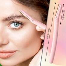 BLESSDOME 4 Pcs Wheat Straw Eyebrow Kit |   Hair Remover & Peach Fuzz Trimmer |   Exfoliating Dermaplane |   Face Razors Women |   Dermaplaning Blades