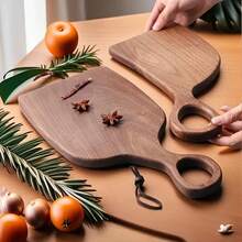Tablas de cortar para dos parejas: tablas de cortar de cocina de alta calidad hechas a mano para la preparación de alimentos, material de madera seguro, perfectas para parejas y cocineros caseros. Ideas de decoración para el hogar. Regalos de inauguración. - Color de la madera - Ver 6
