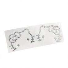 2pcs/Set Cute Kitty Cartoon 3D Stereo Stickers For Car, Electric Vehicle, Mobile Phone, Computer, Notebook, Self-Adhesive - Multicolor - View 7