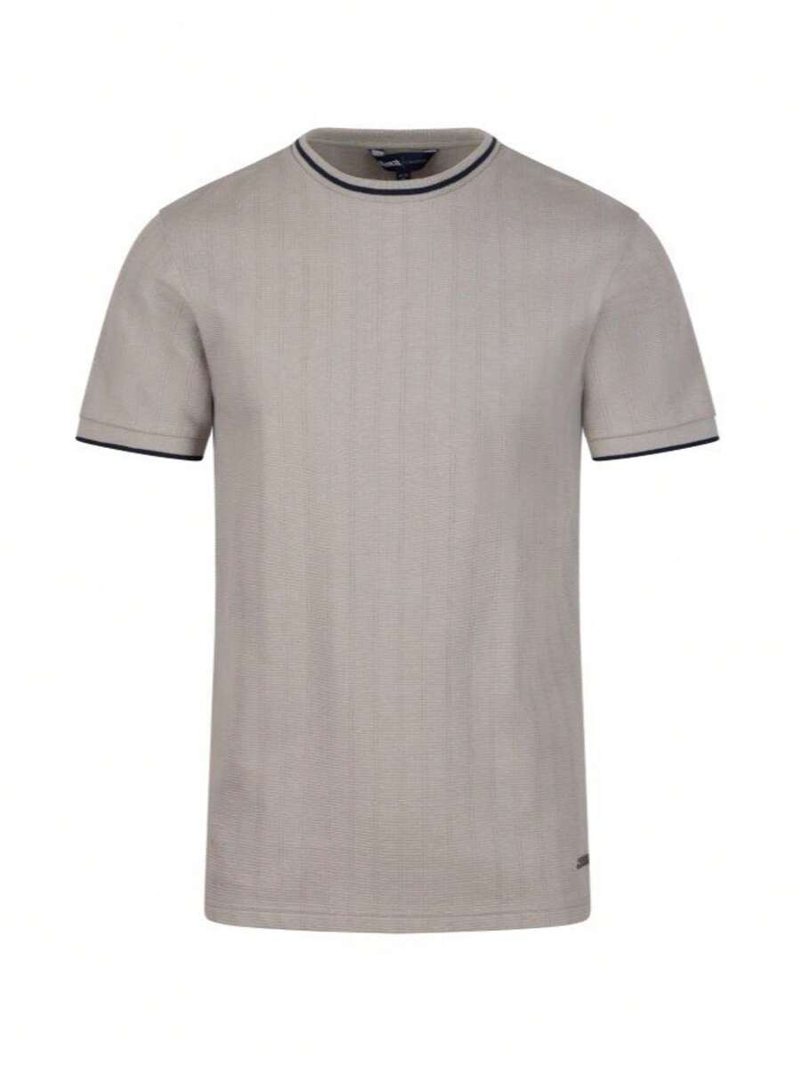 Ernara Men's T-Shirts Frost Grey - Navy Blue - View 1