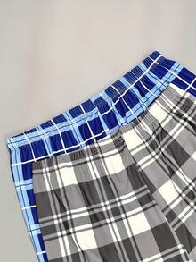 2-Pack Men's Pajamas Shorts - Sizes S-2XL - Xanh và xám - Xem 4