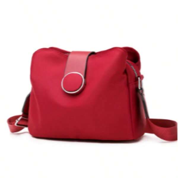 Vintage Nylon Waterproof Shoulder Bag Women Wild Crossbody Bag Simple Messenger Bag Daily Female Handbag Travel Lady Purse Handbag