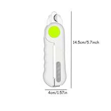 Tierkrallenschneider, professionelles Tiergroomingwerkzeug, Haustierzubehör zum Trimmen von Hunde-/Katzenkrallen und -pfoten (reguläre Version ohne Licht)