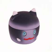 1个金属齿塑料外壳可爱卡通手动研磨器，4层可拆卸手动研磨器，直径2.8英寸，防滑磨砂外壳，操作简便，室内外便携（黑色、粉色、黄色），节日礼物 - 彩色 - 查看 14