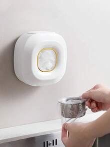 1pc Kitchen Mounted Dust-Proof Wrap Dispenser Box, Versatile Storage - Multicolor - View 3