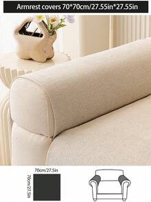 1 件四季沙发垫套，现代简约防滑沙发座椅保护套，防水防尘可洗沙发套，柔软防褪色，宠物友好，适合卧室、办公室、客厅的 L 型沙发和 1/2/3/4 座沙发 - 米色 - 查看 13