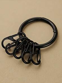 1 pieza Mini Mosquetón de Aleación, Clip de Resorte Micro, Adecuado para Mochila, Accesorios de Llavero, 5 piezas Ganchos Colgantes en Forma de 8, Llavero Ligero, Hebilla de Escalada Pequeña de Uso Múltiple, Utilizable Tanto en Interiores como en Exteriores. Los usos en interiores de estas hebillas de escalada incluyen colgar herramientas eléctricas, equipo de camping, herramientas y suministros automotrices. También son adecuados para colgar luces, macetas, herramientas y cajas de almacenamiento del garaje. Un regalo ideal para novios, esposos y padres. Adornos para bolsas de Navidad, accesorios para automóviles, ideas de regalo para maestros, hermanas.