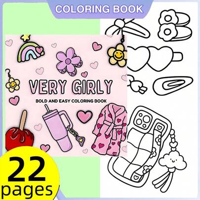 Khám phá thế giới tô màu êm dịu, 'Trái tim bé gái: Sách tô màu dễ thương và táo bạo' là một bộ sách độc đáo được thiết kế riêng để thư giãn tâm trí và kích thích sáng tạo. Bộ sách bao gồm những bộ đồ ngủ dễ thương, thực phẩm làm dịu, đồ trang điểm và các sản phẩm chăm sóc da.