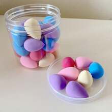 Mini Makeup Sponge Blender 30 Pcs,  Sponge For Foundation, Powder, Concealer And Eye Shadow,Under Eyes,Highlight And Contour - mặc định - Xem 4