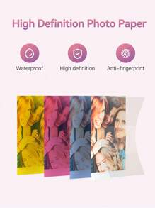 HPRT MT53 便携式高清照片打印机 - 即时无线打印 - ZINK 技术，色彩鲜艳，便于携带 - 白色 - 查看 9