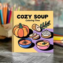 Libro para colorear de pastel de dulce - 1 pieza con 25 páginas únicas, papel grueso mejorado, libro para colorear desestresante, mejora la creatividad y la concentración, ideal como regalo, para el Día de la Madre, regalo para mamá