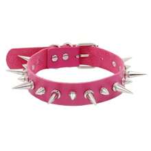 1 pezzo Collana girocollo in pelle PU con ciondolo a campana e fiocco, stile estetico soft girl, sexy