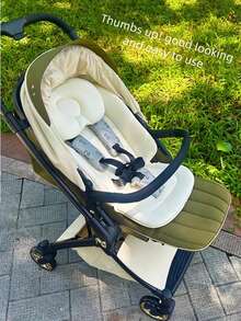 Baby Stroller Cushion, Baby Stroller Seat Cushion, Baby Stroller Cotton Pad Lying Pad, All Year Round Universal - Multicolor - View 2