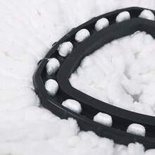 Spin Mop Replacement Head Set With Adjustable Mop Handle (30"–58"), 4 Refill Pads & Base – Compatible With EasyWring Spin Mop System - 彩色 - 查看 8