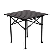 2025 Premium Camping Roll Table – Portable Foldable Picnic Table For Outdoor BBQ, Beach, Hiking & Tailgating (Lightweight Aluminum Frame)