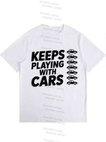 Blusas para mujer, elegantes, informales, 100 % algodón, regalos para el día de la madre, tallas S a 2XL, regalos de cumpleaños para mujer, camiseta de mecánico de coches Keep Plays, camiseta de mecánico diésel, Keep Plays CARS.tee - Blanco - Ver 5