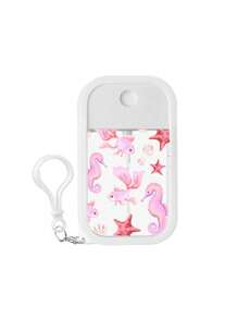 1pc Summer College Style Ocean Turtle Pattern Spray Bottle. Perfume Spray Bottle With Hook And Anti-Fall Silicone Cover, Hawaii Travel Portable Cosmetic Bottle, Makeup Spray Bottle, Birthday Gift For Family Or Friends, Holiday Gift, Suitable For 50ml